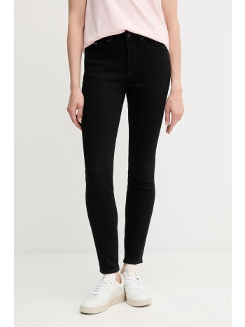 τζιν παντελόνι calvin klein jeans χρώμα μαύρο, lv047c777g