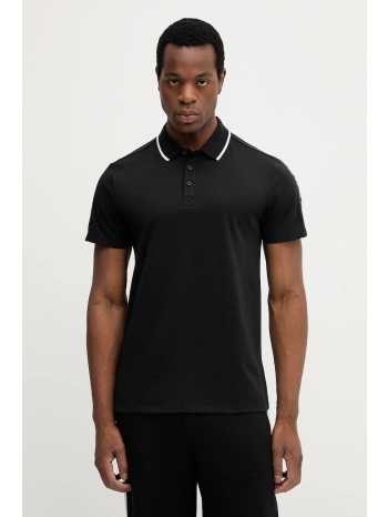πόλο guess paul χρώμα μαύρο, m5yp42 kars2 51% βαμβάκι, 47%