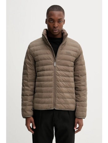 μπουφάν calvin klein χρώμα καφέ, lv04lc506g κύριο υλικό