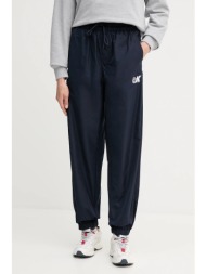 παντελόνι φόρμας calvin klein jeans χρώμα: ναυτικό μπλε, lv047c627g 100% πολυεστέρας