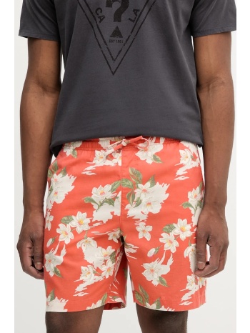 σορτς tommy hilfiger χρώμα πορτοκαλί, mw0mw39713 58%