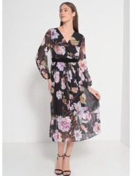 φόρεμα floral με ζώνη - 4244011355