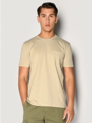 ανδρικο t-shirt brokers μπεζ 23017-102-04-beige