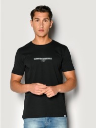 ανδρικο t-shirt brokers μαυρο 23017-103-01-black