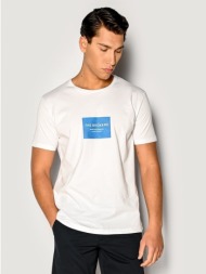 ανδρικο t-shirt brokers λευκο 23017-108-01-white