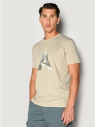 ανδρικο t-shirt brokers γκρι 23017-111-01-grey