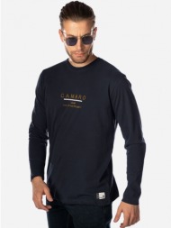 ανδρικο t-shirt camaro indigo 21501-911-01-indigo