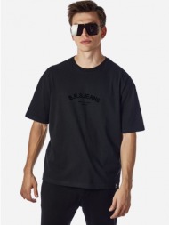 ανδρικο t-shirt brokers μαυρο 21512-104-01-black