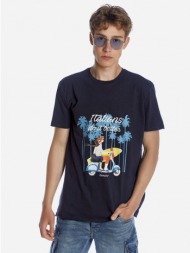 ανδρικο t-shirt camaro indigo 22001-930-04-indigo