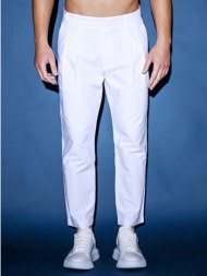 ανδρικο παντελονι συμμικτο diverse λευκο 23044-187-457-white