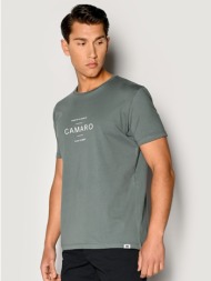 ανδρικο t-shirt camaro πετρολ 23027-153-01-petrol