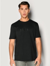ανδρικο t-shirt brokers μαυρο 23017-203-01-black