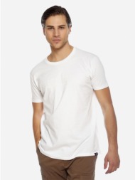 ανδρικο t-shirt brokers λευκο 22517-101-01-white