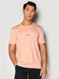 ανδρικο t-shirt brokers ροζ 23017-103-01-pink
