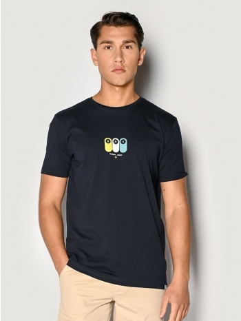 ανδρικο t-shirt brokers indigo 23017-104-01-indigo σε προσφορά