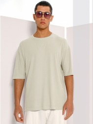 ανδρικο t-shirt diverse μπεζ 23047-281-471-beige