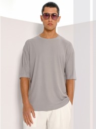 ανδρικο t-shirt diverse γκρι 23047-281-471-grey