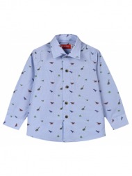 energiers πουκάμισο ποπλίνα με allover τύπωμα για αγόρι πολυχρωμο 12-123102-4