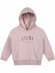 energiers μπλούζα φούτερ με κουκούλα για κορίτσι ροζ 15-123308-5