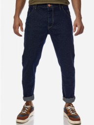 brokers ανδρικό blue jean παντελόνι carrot fit μπλε 21517-100-31-blue