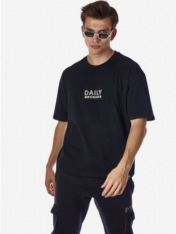 ανδρικο t-shirt brokers μαυρο 21512-103-01-black σε προσφορά