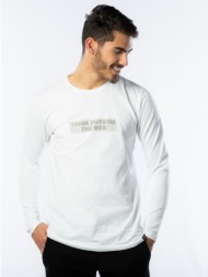 ανδρικο t-shirt camaro λευκο 22527-331-01-white