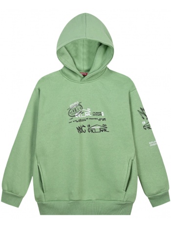 energiers φούτερ μπλούζα με κουκούλα για αγόρι πρασινο σε προσφορά