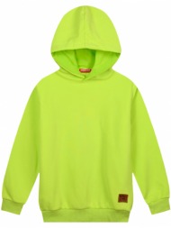 energiers μπλούζα φούτερ με κουκούλα για αγόρι πρασινο 13-100081-5