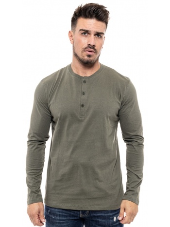 biston fashion ανδρική μπλούζα πρασινο 46-206-030-065-l σε προσφορά