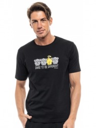 splendid fashion ανδρικό t-shirt μαυρο 47-206-031-010-s