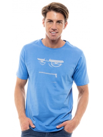 splendid fashion ανδρικό t-shirt μπλε ρουα 47-206-030-010-s σε προσφορά