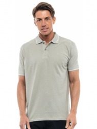 biston fashion ανδρικό polo shirt μεντα 47-206-009-020-m