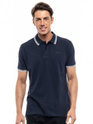 splendid fashion ανδρικό polo shirt navy 47-206-006-020-m