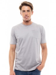 biston fashion ανδρικό t-shirt αν. γκρι 47-206-002-010-s