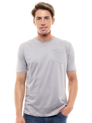 biston fashion ανδρικό t-shirt αν. γκρι 47-206-002-010-s σε προσφορά
