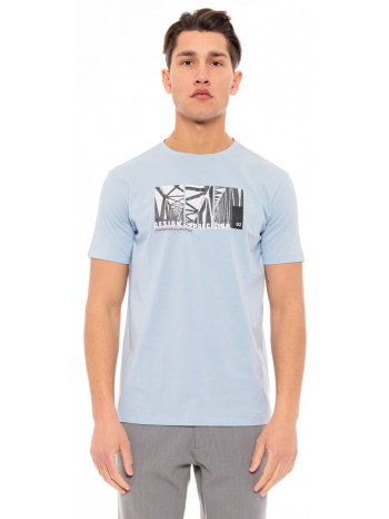 biston fashion ανδρικό t-shirt μπλε 49-206-067-010-s σε προσφορά