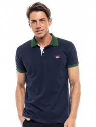 splendid fashion ανδρικό polo shirt navy 47-206-068-020-m
