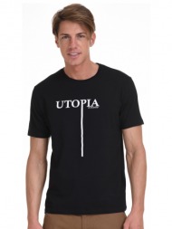 splendid fashion ανδρικό t-shirt μαυρο 45-206-048-010-s