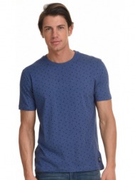 biston fashion ανδρικό t-shirt indigo 45-206-033-255-s