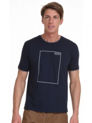 splendid fashion ανδρικό t-shirt navy 45-206-029-010-s