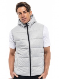 biston fashion men's ultra light vest αν. γκρι 47-202-002-010-m
