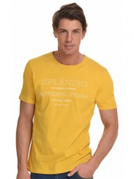 splendid fashion ανδρικό t-shirt κιτρινο 45-206-019-010-s