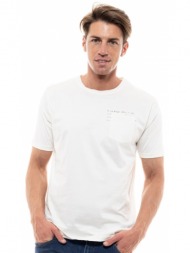 biston fashion ανδρικό t-shirt off white 47-206-002-010-s
