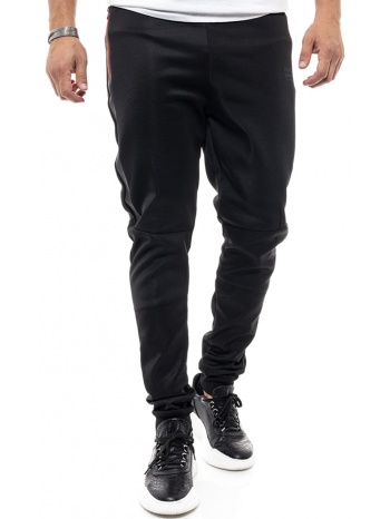 biston fashion ανδρικό παντελόνι φούτερ μαυρο σε προσφορά