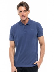 biston fashion ανδρικό polo shirt indigo 47-206-081-010-m