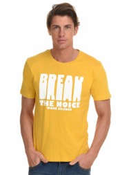 splendid fashion ανδρικό t-shirt κιτρινο 45-206-044-010-s