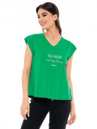 splendid fashion γυναικείο top πρασινο 49-106-015-010-s