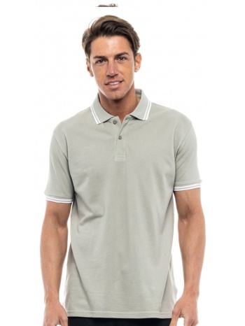 biston fashion ανδρικό polo shirt μεντα 47-206-010-030-m σε προσφορά