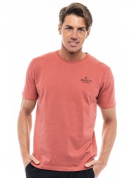 biston fashion ανδρικό t-shirt πορτοκαλι 47-206-001-010-s