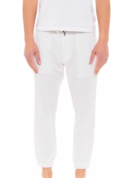 biston fashion ανδρικό λινό chinos παντελόνι λευκο 49-241-005-020-s